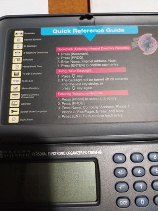 Personal Organiser Oregon Scientific
