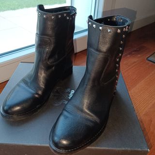 Stivaletto basso donna Vera pelle nero