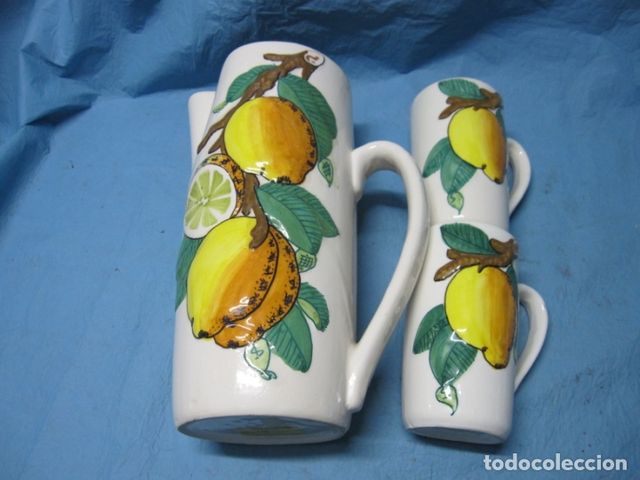 ANTIGUA JARRA PARA ZUMOS LIMONADAS DE CERAMICA ARC