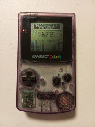Game boy color transparente