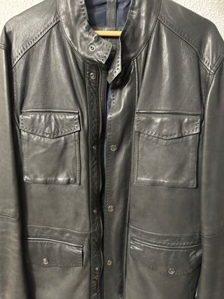 Abrigo cuero