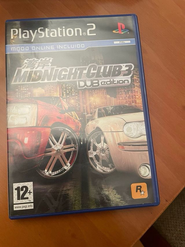 Juego ps2 midnight club3 dub edition