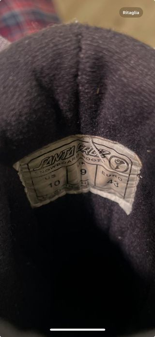 Scarpone santa cruz verve 43mis.