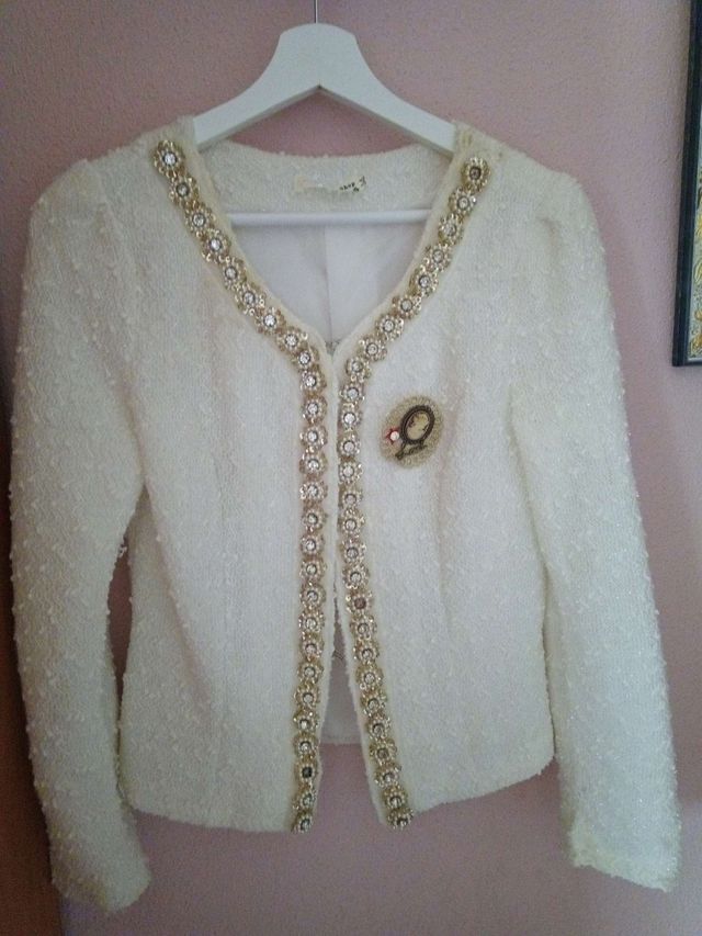 Blazer mujer color blanco NUEVO SIN USO!