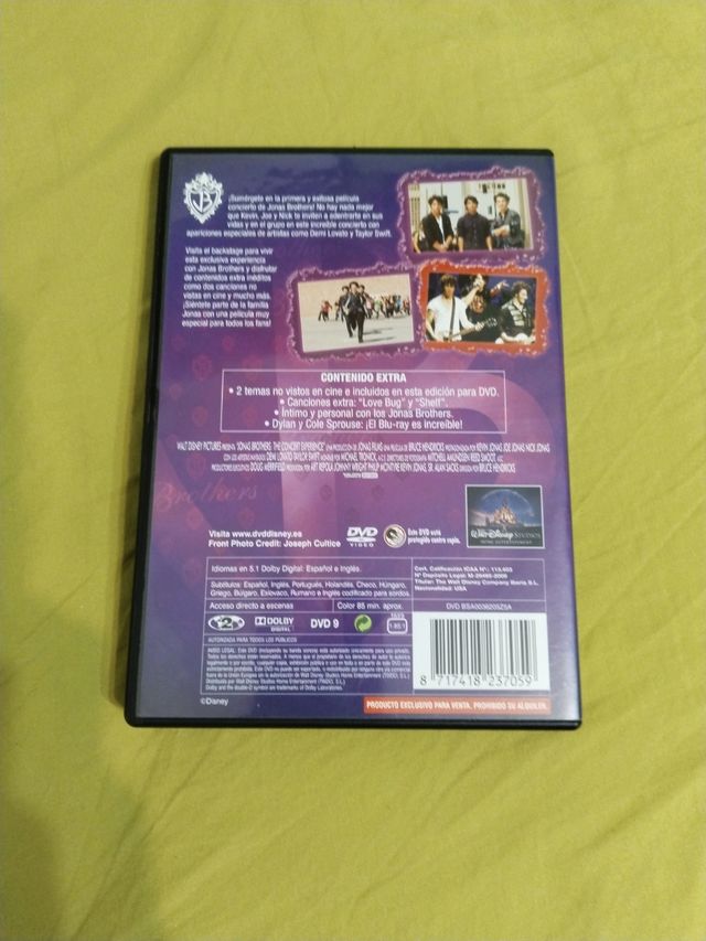 DVD Jonas BrothersThe Concert Experience