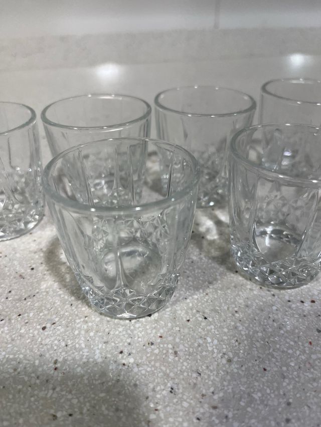 7 vasos de chupitos