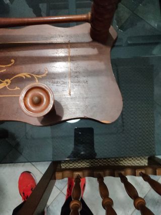 PERCHERO DE MADERA ANTIGUO