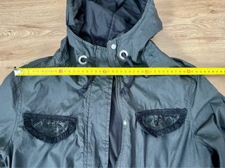 Gabardina negra mujer Morgan