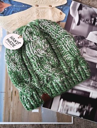 Berretto uomo 100% lana fatto a mano