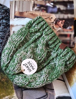 Berretto uomo 100% lana fatto a mano