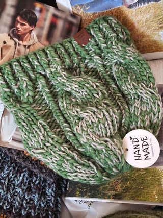 Berretto uomo 100% lana fatto a mano