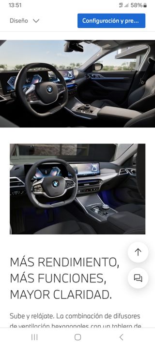 BMW Volante M achatado Serie 3 G20 G21 serie 4 G22