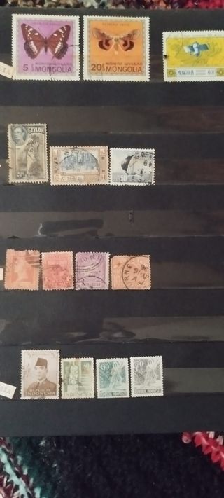 Colección de sellos internacionales