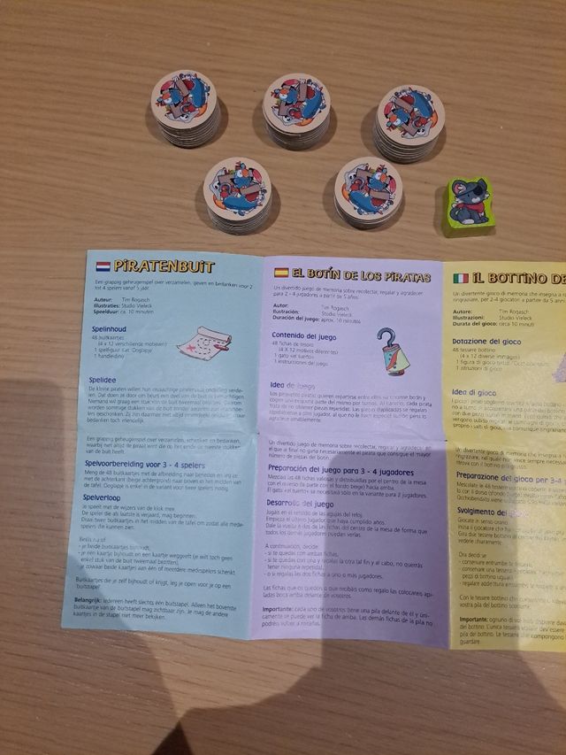 Juego El botín de los piratas de HABA