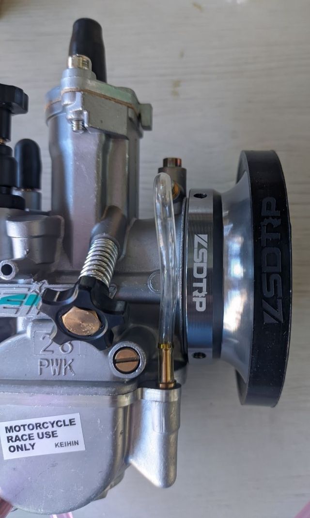 Embudo admisión con espuma y malla metalica