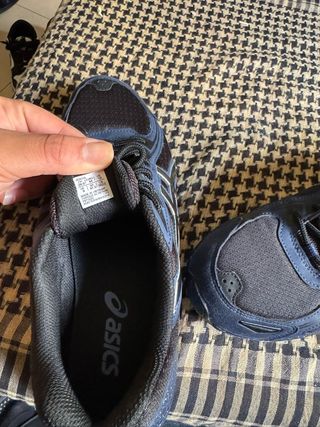 Bambas Asics.
