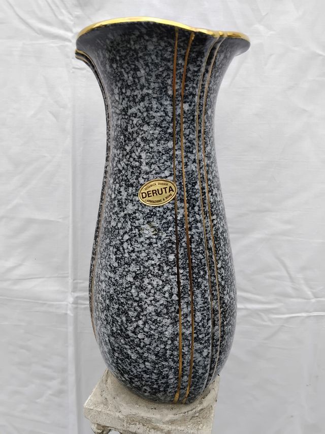 Vaso ceramica Deruta, altezza 30 cm