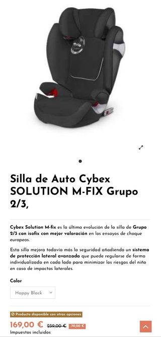 Silla para coche CIBEX MFIX
