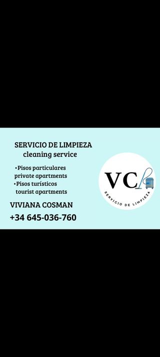 Limpiadora de pisos turísticos y familiares