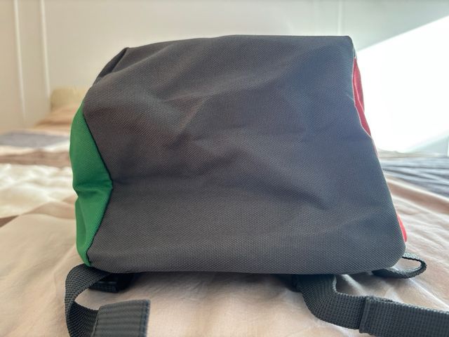 Zainetto Euro Spin grigio con Motivo Tricolore