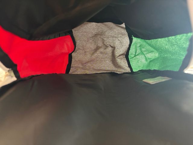 Zainetto Euro Spin grigio con Motivo Tricolore