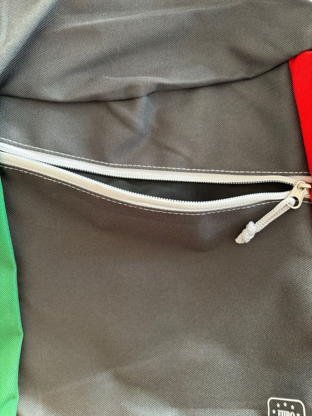 Zainetto Euro Spin grigio con Motivo Tricolore
