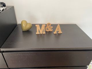 Comoda malm negra Ikea 4 cajones