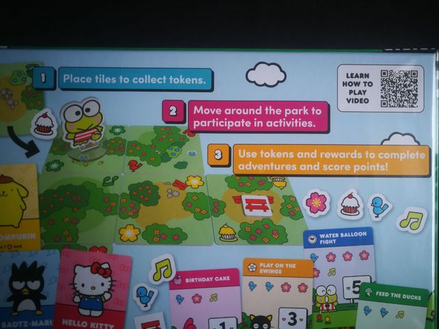 HELLO KITTY Day at the Park Juego de mesa Nuevo