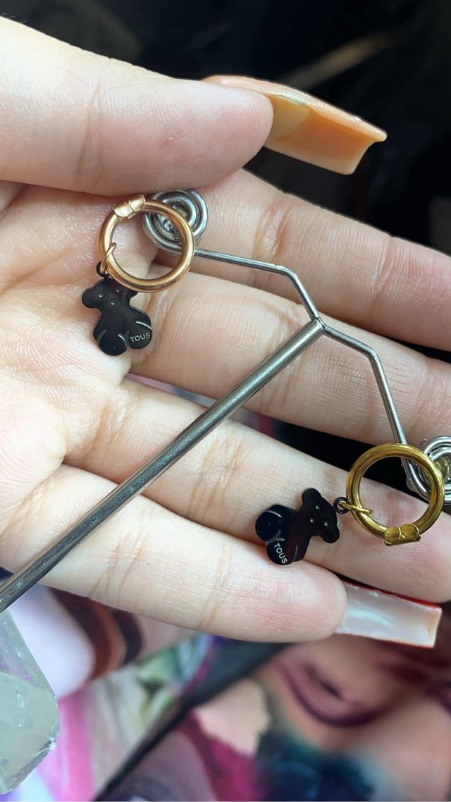 Pendientes en acero inoxidable