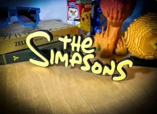 Letrero Simpsons