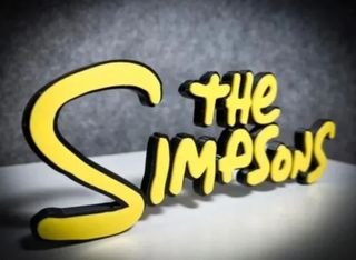 Letrero Simpsons