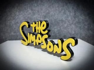 Letrero Simpsons