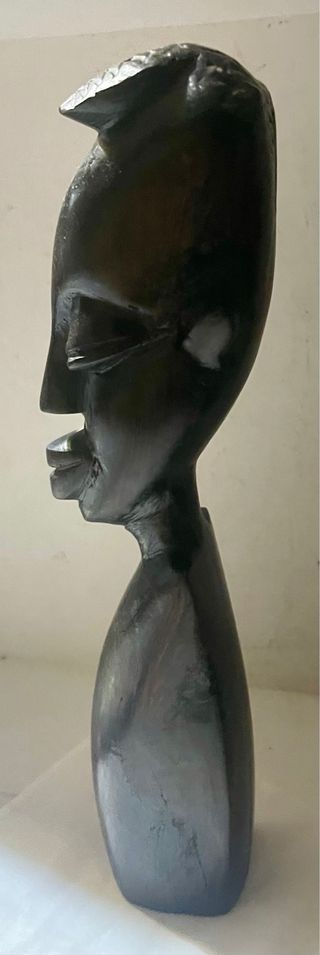 Busto africano madera de ebano Arte tribal