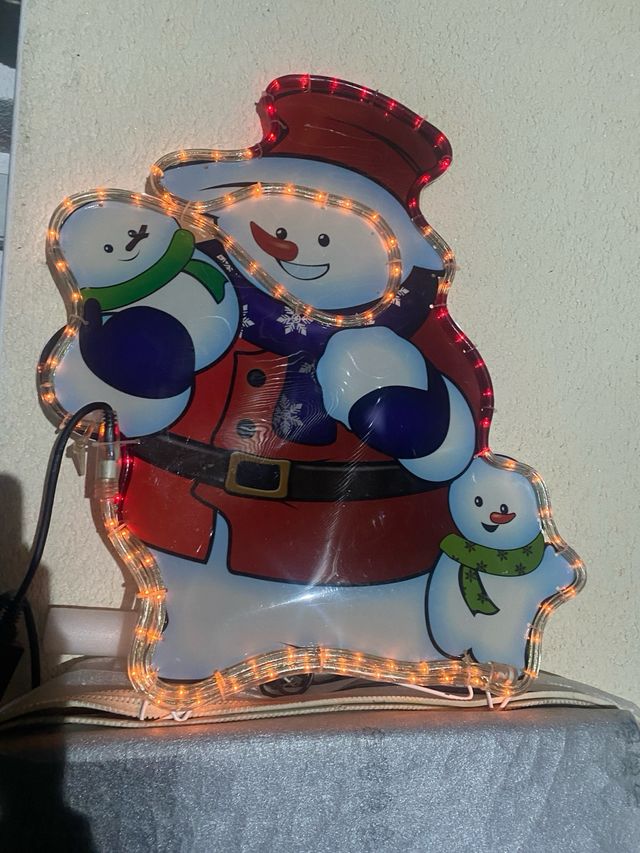 Papa noel de navidad led con varias funciones