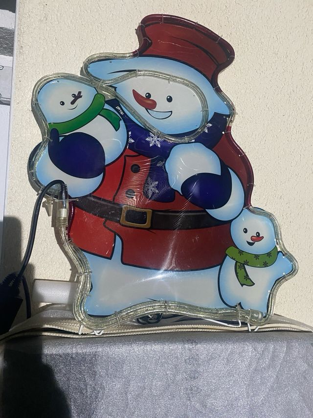 Papa noel de navidad led con varias funciones