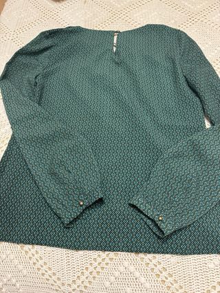 Blusa mujer estampada manga larga 