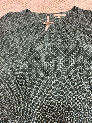 Blusa mujer estampada manga larga 