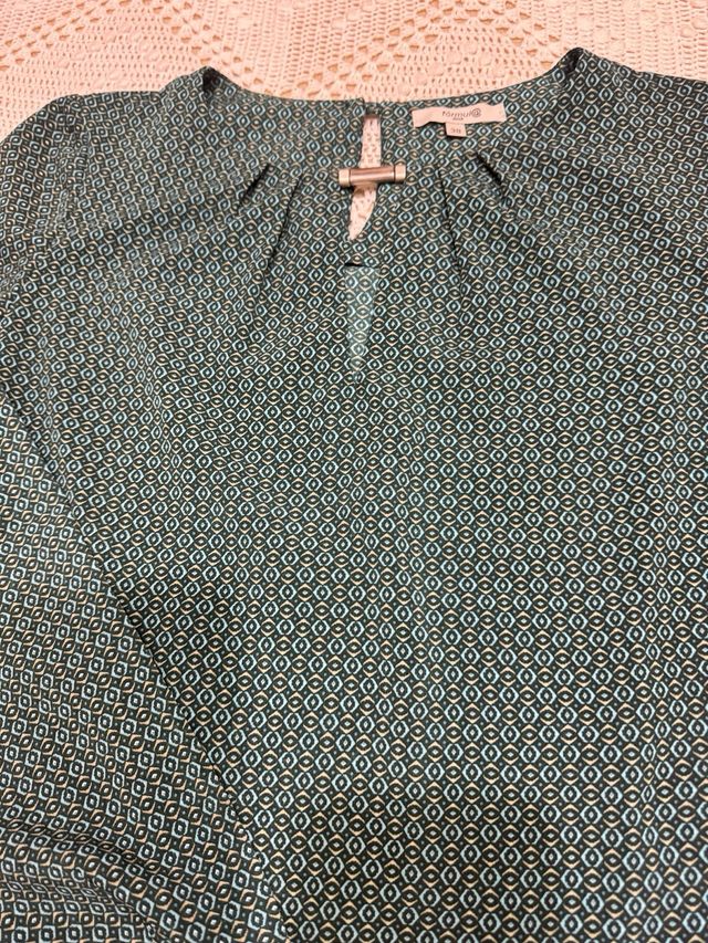 Blusa mujer estampada manga larga