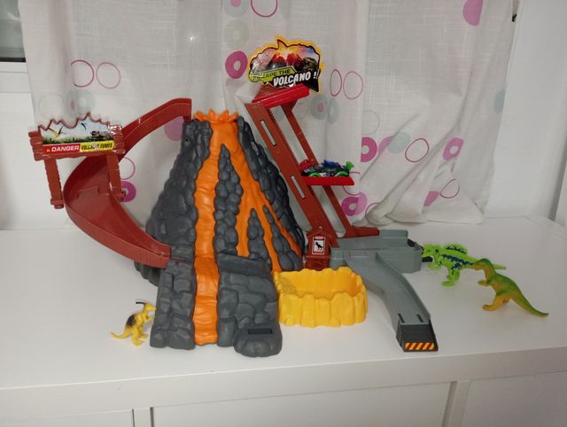 Speed Track Playset Explosión Volcano