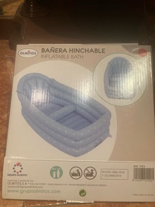 Bañera de bebe hinchable
