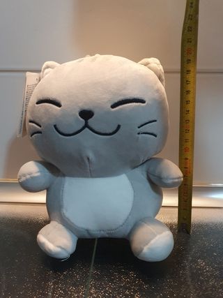 Peluche gato gris DEE 19cm