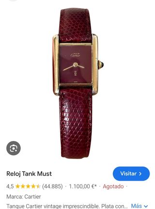 Must de cartier 18k vintage