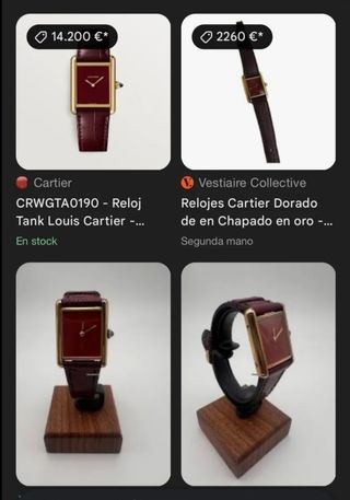 Must de cartier 18k vintage