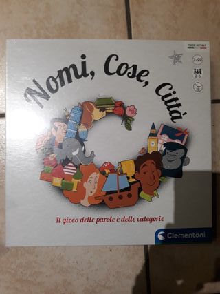 Gioco in scatola nomi cose città