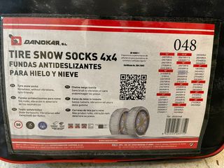 Cadenas de tela para nieve 4x4