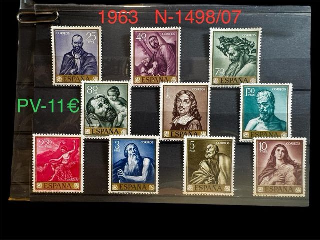 Sellos 1963 nuevos perfectos