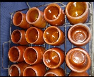 REBAJADO Antiguos tarros de barro