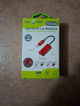 Cavo Adattatore TeKone Connettore 2in1 Type C