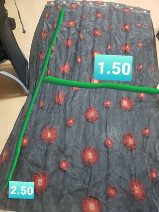 Lote de 2 cortinas doble