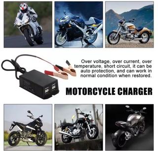 📍Estación de carga USB para coche y motocicleta